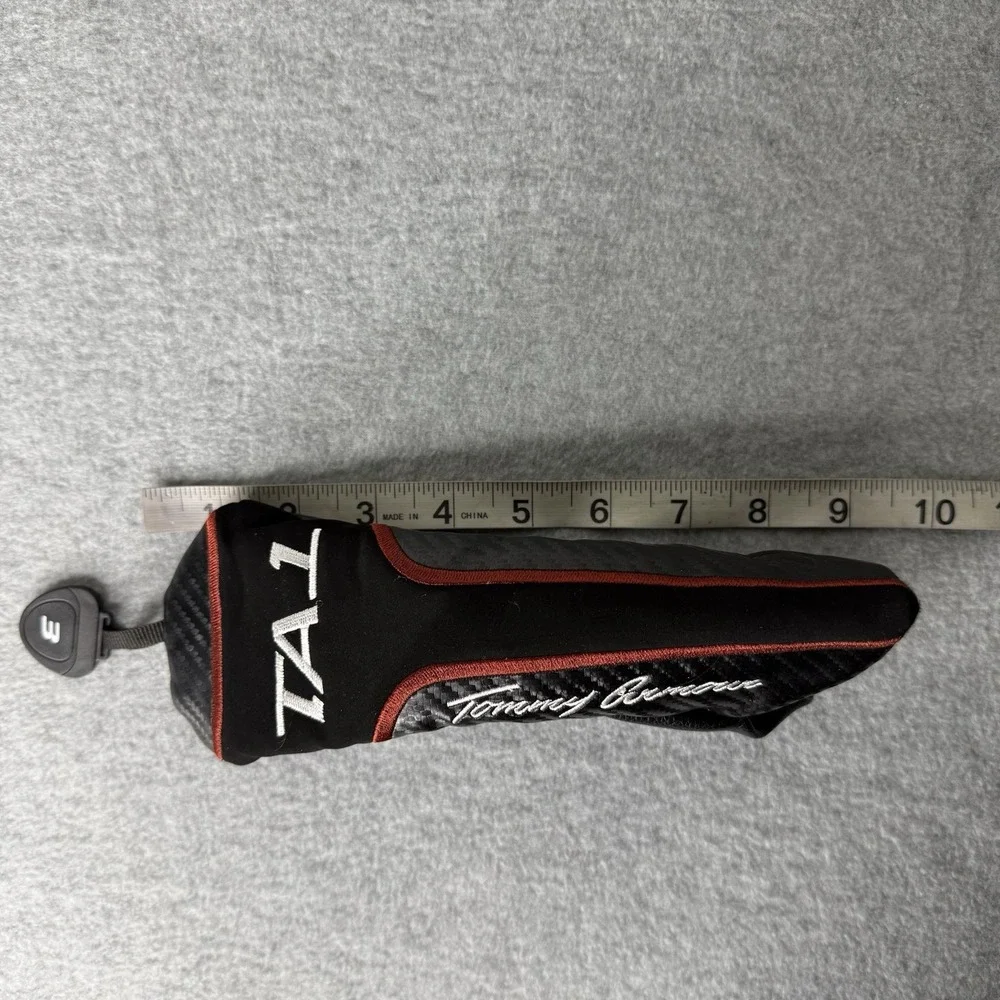 Tommy Armour Ta1 Driver Head Cover 3 Black Red Embroidered